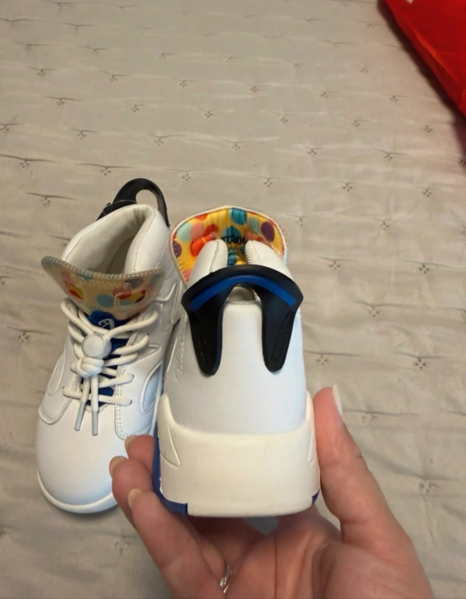 Sneakers / High-top shoes for boys/girls white and blue | Size 32 (21 cm) – photo 2